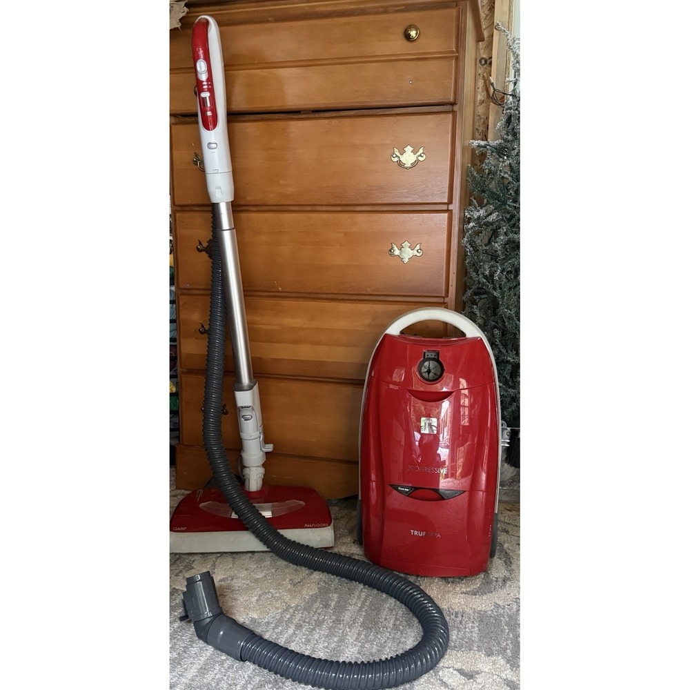 Kenmore 116 Progressive True HEPA Canister Vacuum Red 116.21714110